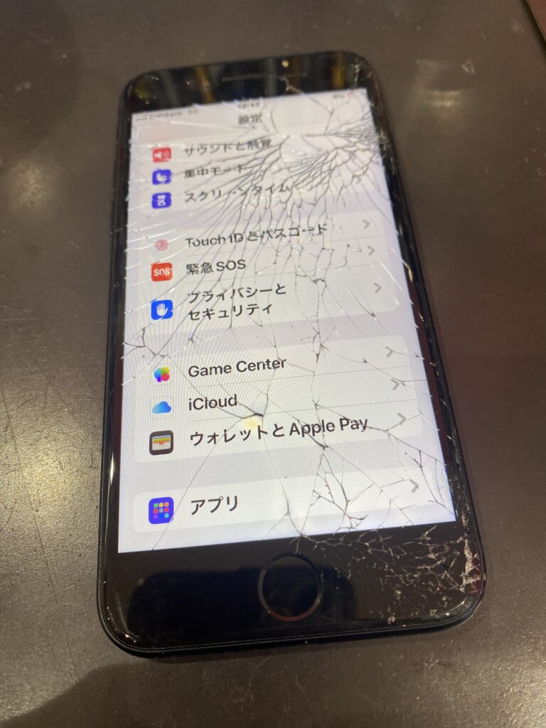 iPhone SE3 256GB 画面下部割れ　ジャンク品 iPhone SE3 256GB 画面下部割れ ジャンク品